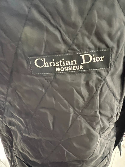 Vintage Dior Black Jacket with Gold Button