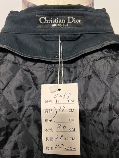 Vintage Dior Black Jacket with Gold Button