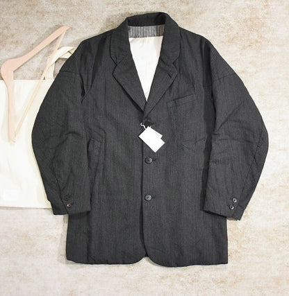 Visvim Galen Wool Jacket Herringbone Charcoal