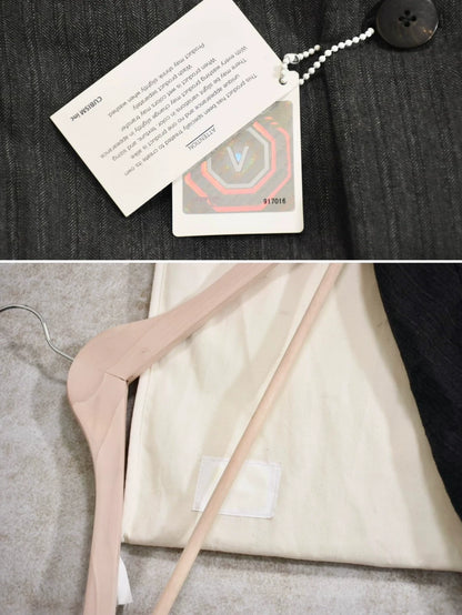 Visvim Galen Wool Jacket Herringbone Charcoal