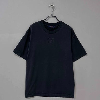 Louis Vuitton Black Logo Short Sleeve T-shirt-yf