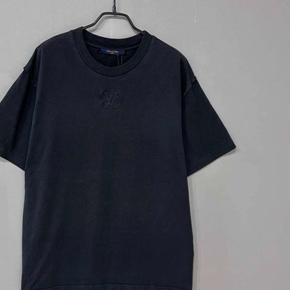 Louis Vuitton Black Logo Short Sleeve T-shirt-yf