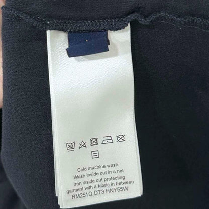 Louis Vuitton Black Logo Short Sleeve T-shirt-yf