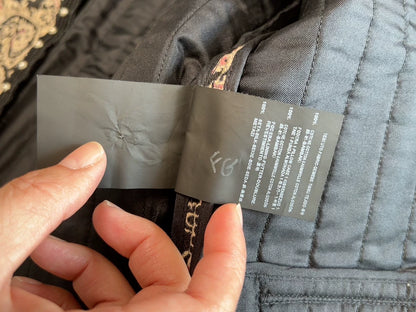 Saint Laurent Short Coat with Paisley Design