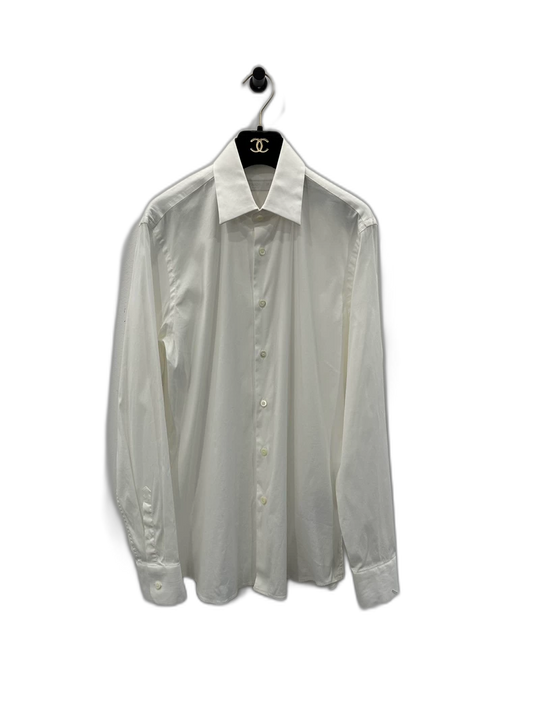 Classic Men's White Prada Shirt