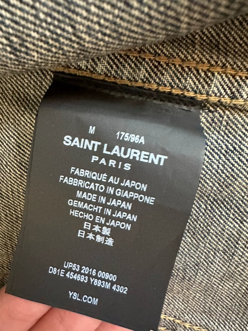 SAINT LAURENT Limited Shark Denim Jacket