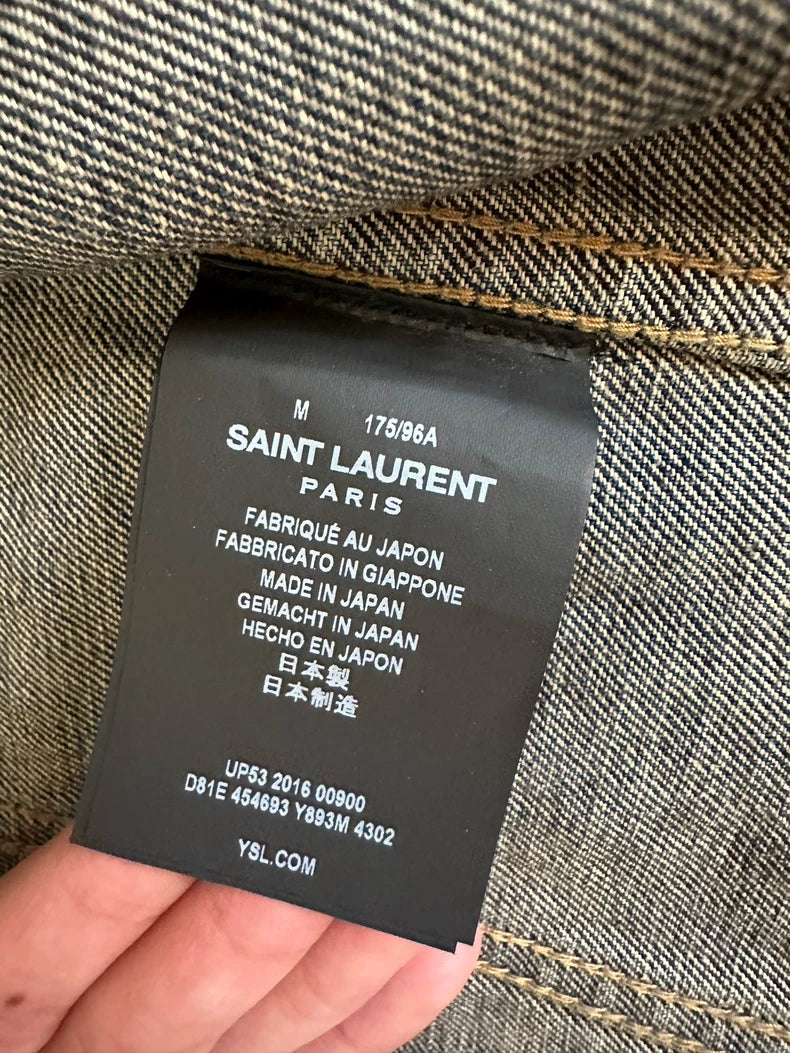 SAINT LAURENT Limited Shark Denim Jacket