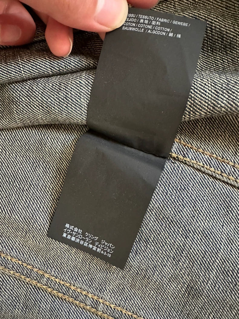 SAINT LAURENT Limited Shark Denim Jacket
