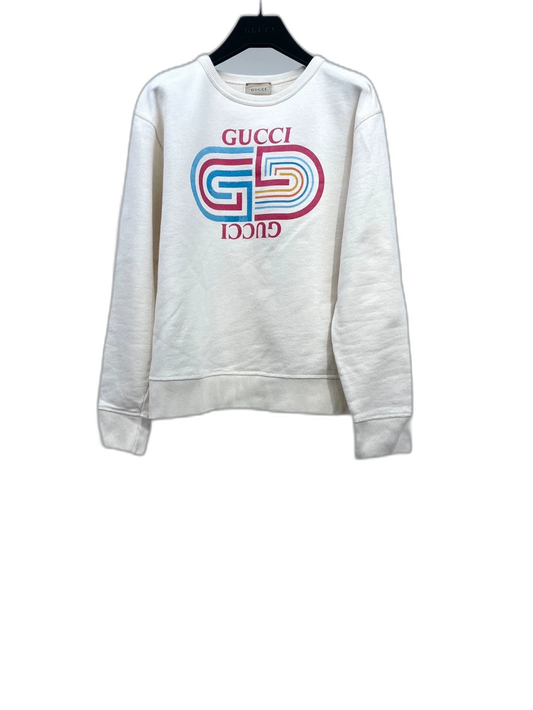 Gucci Color Logo Print Crewneck Sweatshirt