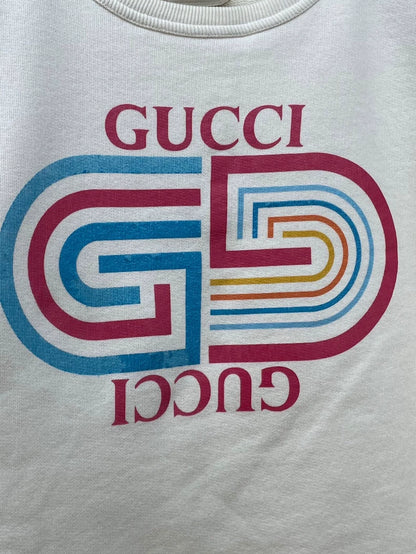Gucci Color Logo Print Crewneck Sweatshirt
