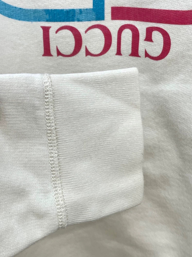 Gucci Color Logo Print Crewneck Sweatshirt