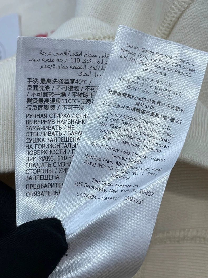 Gucci Color Logo Print Crewneck Sweatshirt