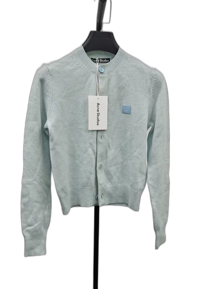 Acne Studios SS24 Pure Wool Knitted Cardigan