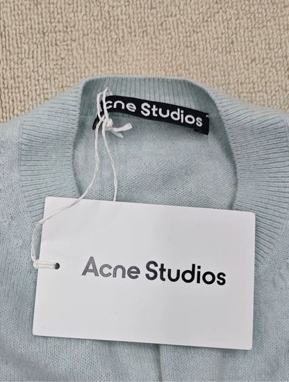 Acne Studios SS24 Pure Wool Knitted Cardigan