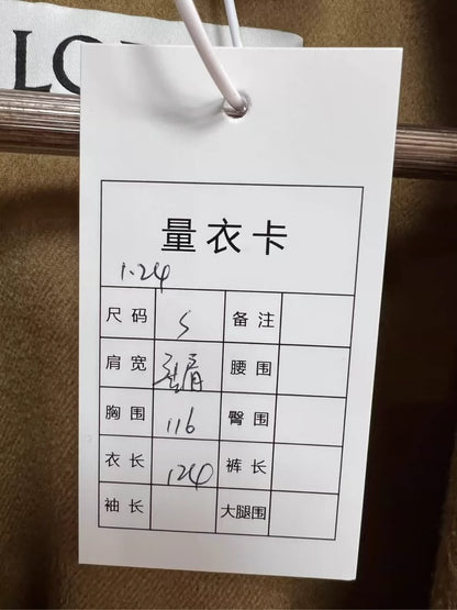 Loewe Cashmere Long Coat Size S