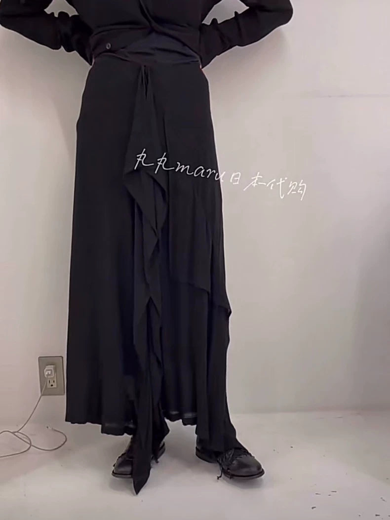 Yohji Yamamoto 2022SS Asymmetric Skirt