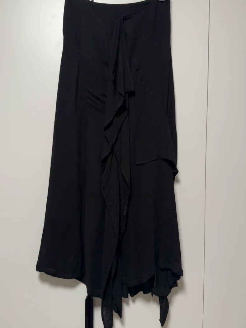 Yohji Yamamoto 2022SS Asymmetric Skirt