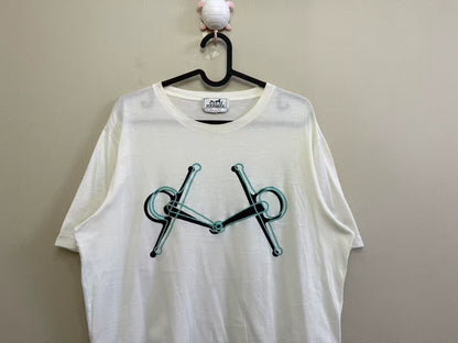 Hermes White Short Sleeve Shirt