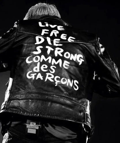 CDG X Lewis Leathers Leather Jacket