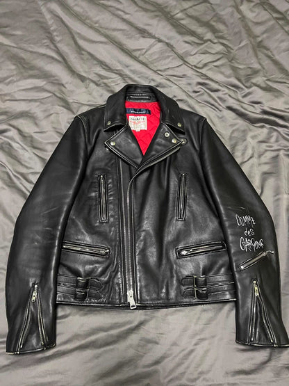 CDG X Lewis Leathers Leather Jacket