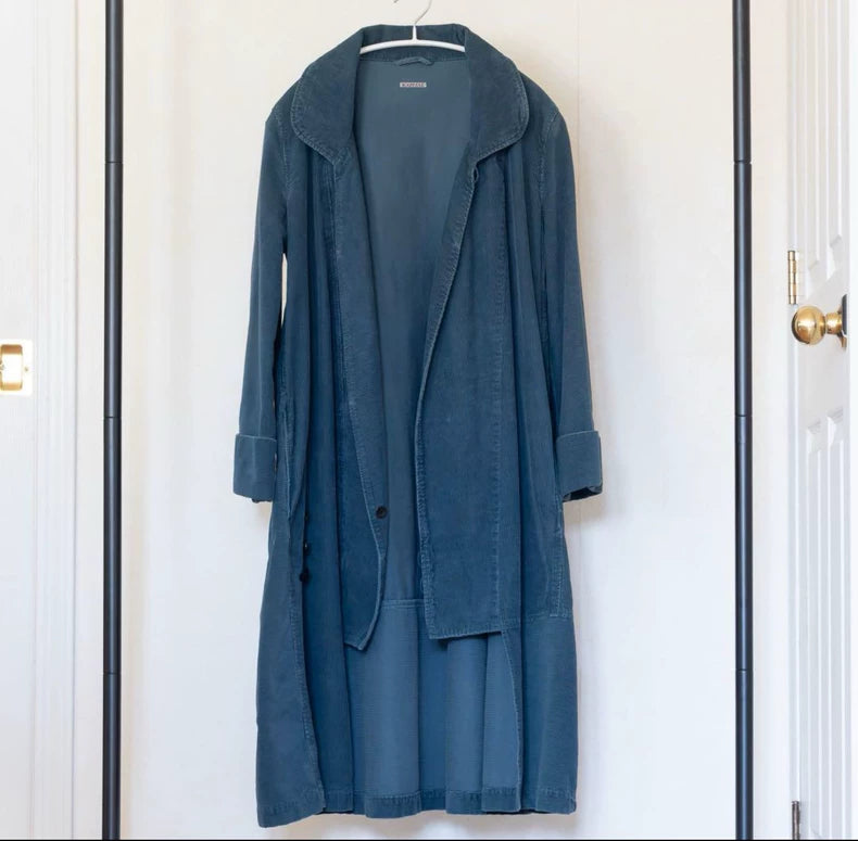 Kapital Peacock Blue Corduroy Coat