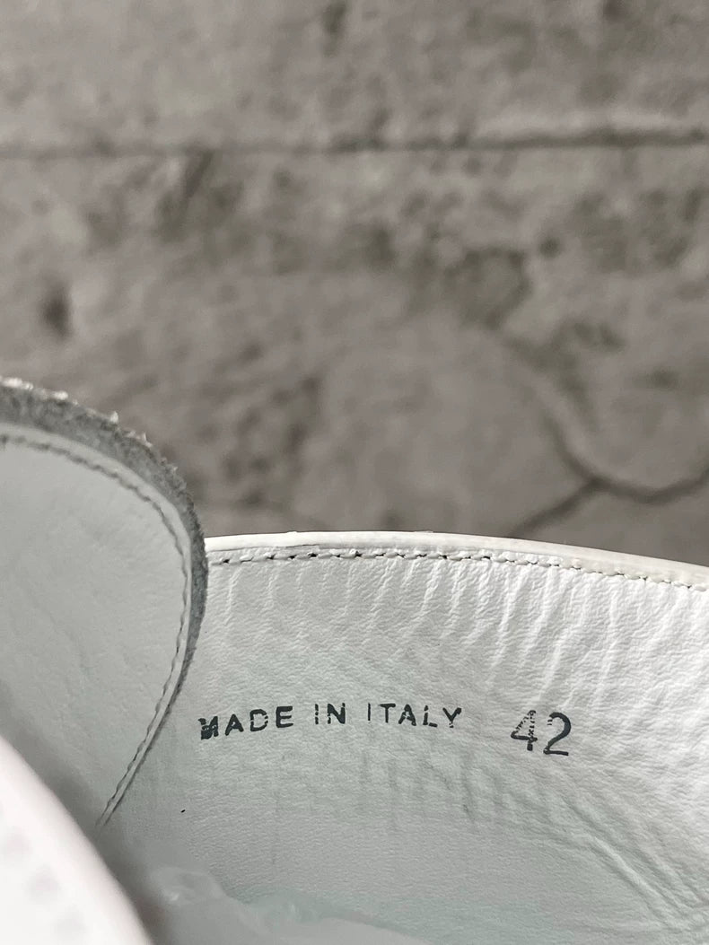 Rick Owens White Martin Boots for Men-yf