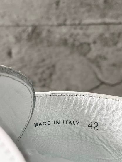 Rick Owens White Martin Boots for Men-yf