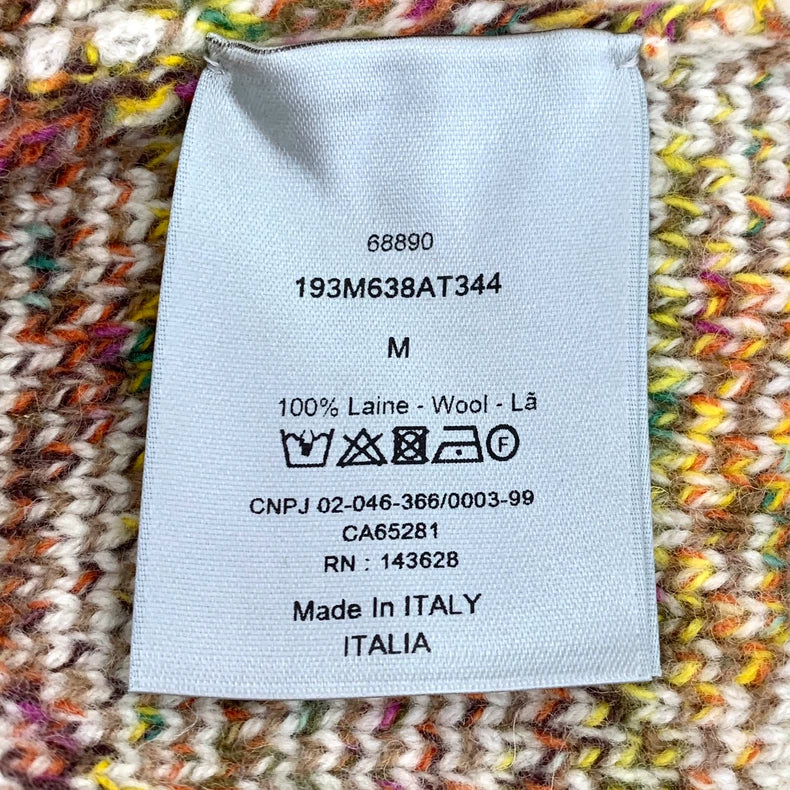 Dior Logo Knit Sweater in Colorful Pattern
