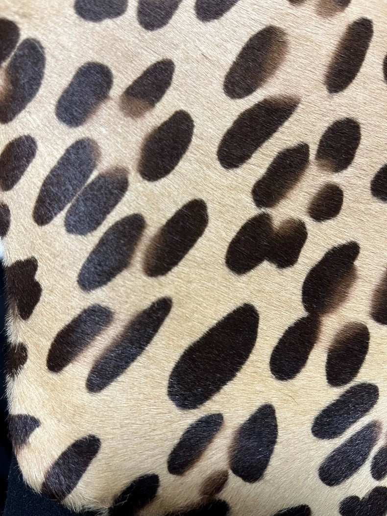 Yohji Yamamoto 2002aw Detachable Leopard Collar Jacket