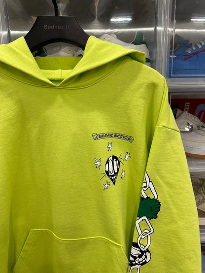 Chrome Hearts Mattyboy Fluorescent Green Hoodie