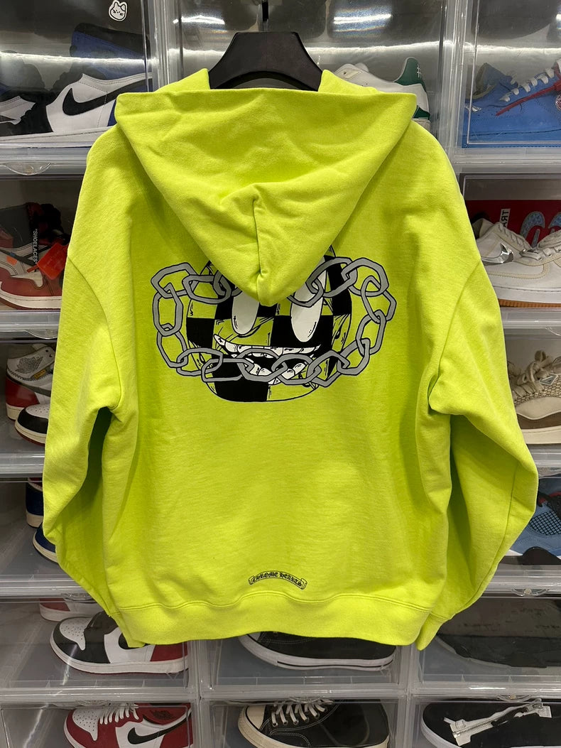Chrome Hearts Mattyboy Fluorescent Green Hoodie