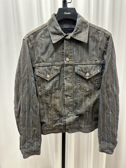 Comme des Garçons Homme Striped Denim Jacket