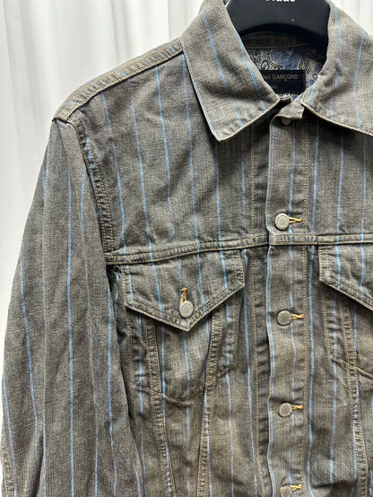 Comme des Garçons Homme Striped Denim Jacket