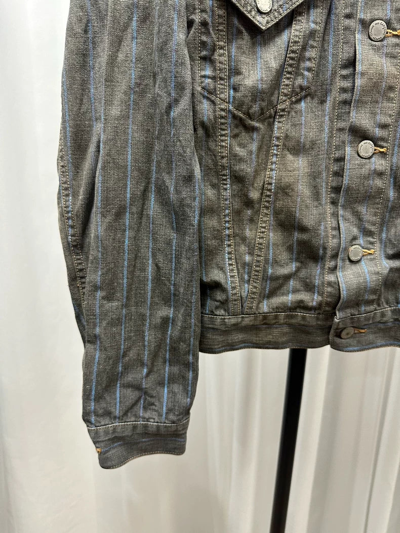 Comme des Garçons Homme Striped Denim Jacket