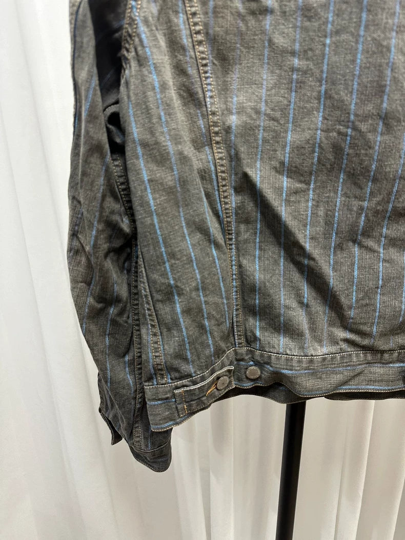 Comme des Garçons Homme Striped Denim Jacket