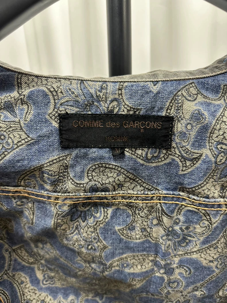 Comme des Garçons Homme Striped Denim Jacket