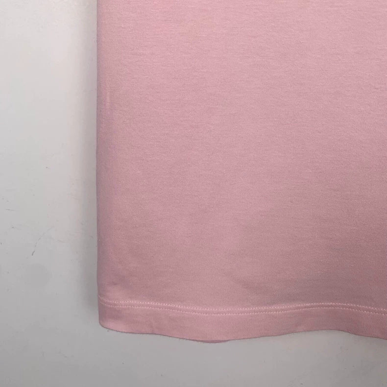 Pink Louis Vuitton Logo Cotton T-Shirt