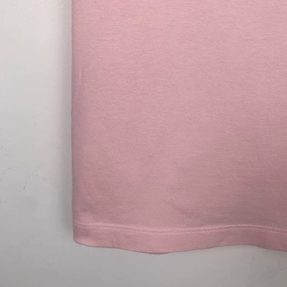 Pink Louis Vuitton Logo Cotton T-Shirt