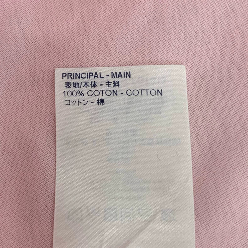 Pink Louis Vuitton Logo Cotton T-Shirt