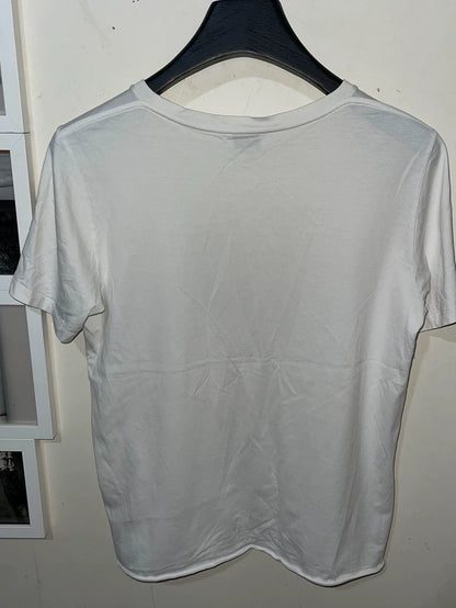 Saint Laurent Classic White Short Sleeve Tee