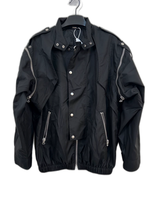 Gucci Black Motorcycle Jacket Size L