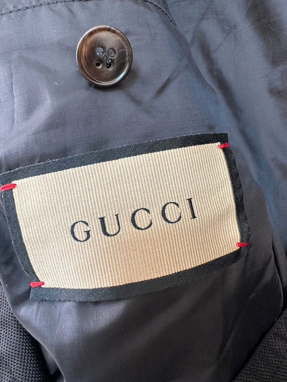 Gucci Black Motorcycle Jacket Size L