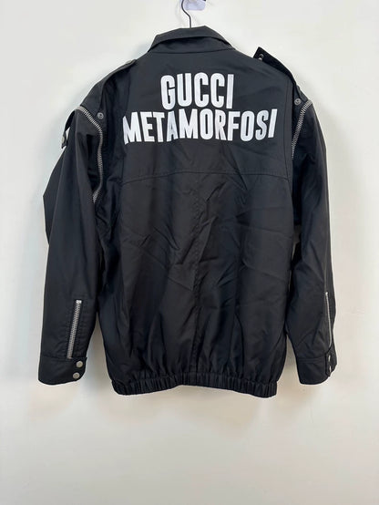 Gucci Black Motorcycle Jacket Size L