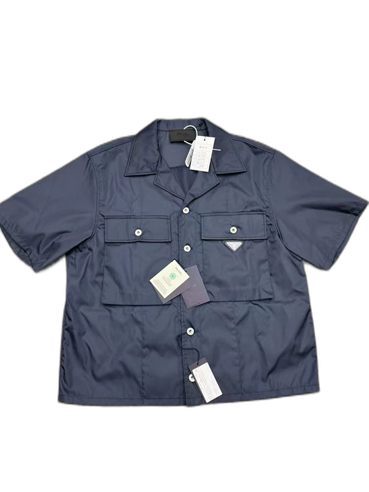 Prada Metal Triangle Nylon Shirt