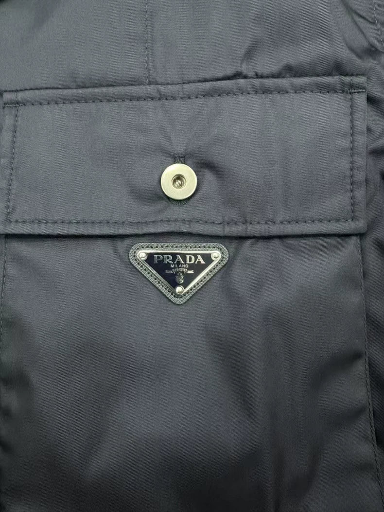 Prada Metal Triangle Nylon Shirt