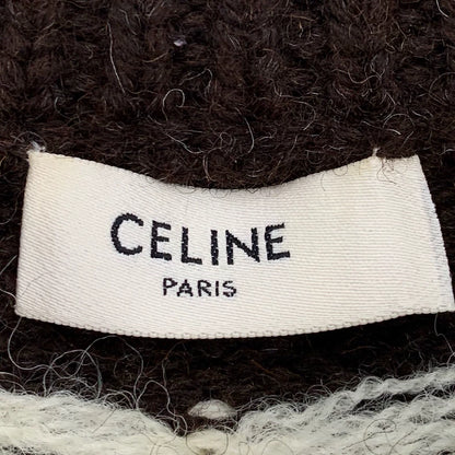 Celine Colorful Wool Knitted Long Sleeve Sweater