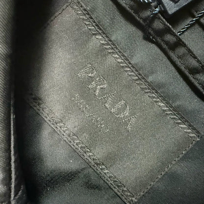 Prada Re-Nylon Triangle Logo Shirt Jacket