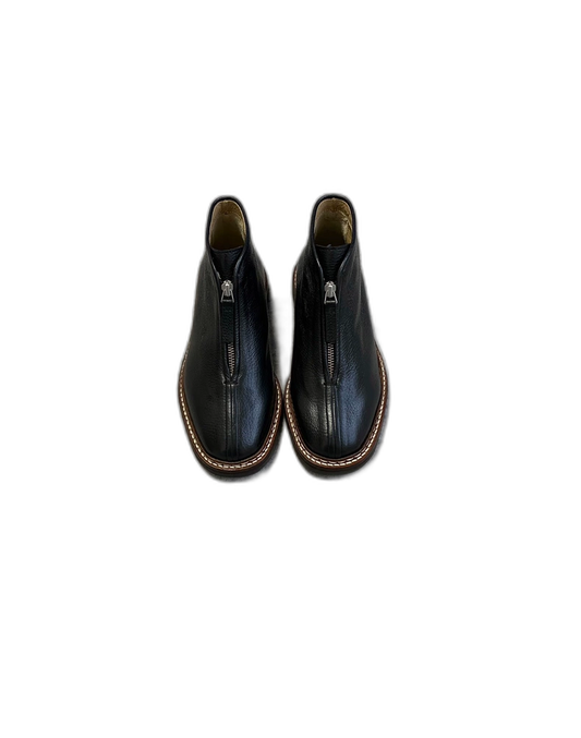 Lemaire Black Zipped Ankle Boots-zp