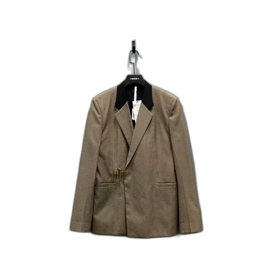 Givenchy Houndstooth Blazer With Lock Closure