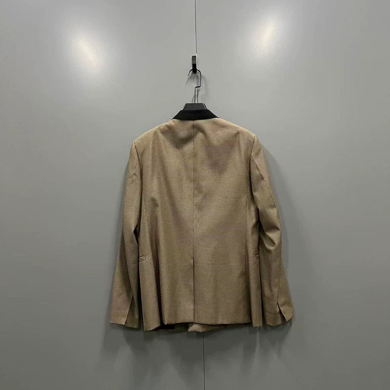 Givenchy Houndstooth Blazer With Lock Closure